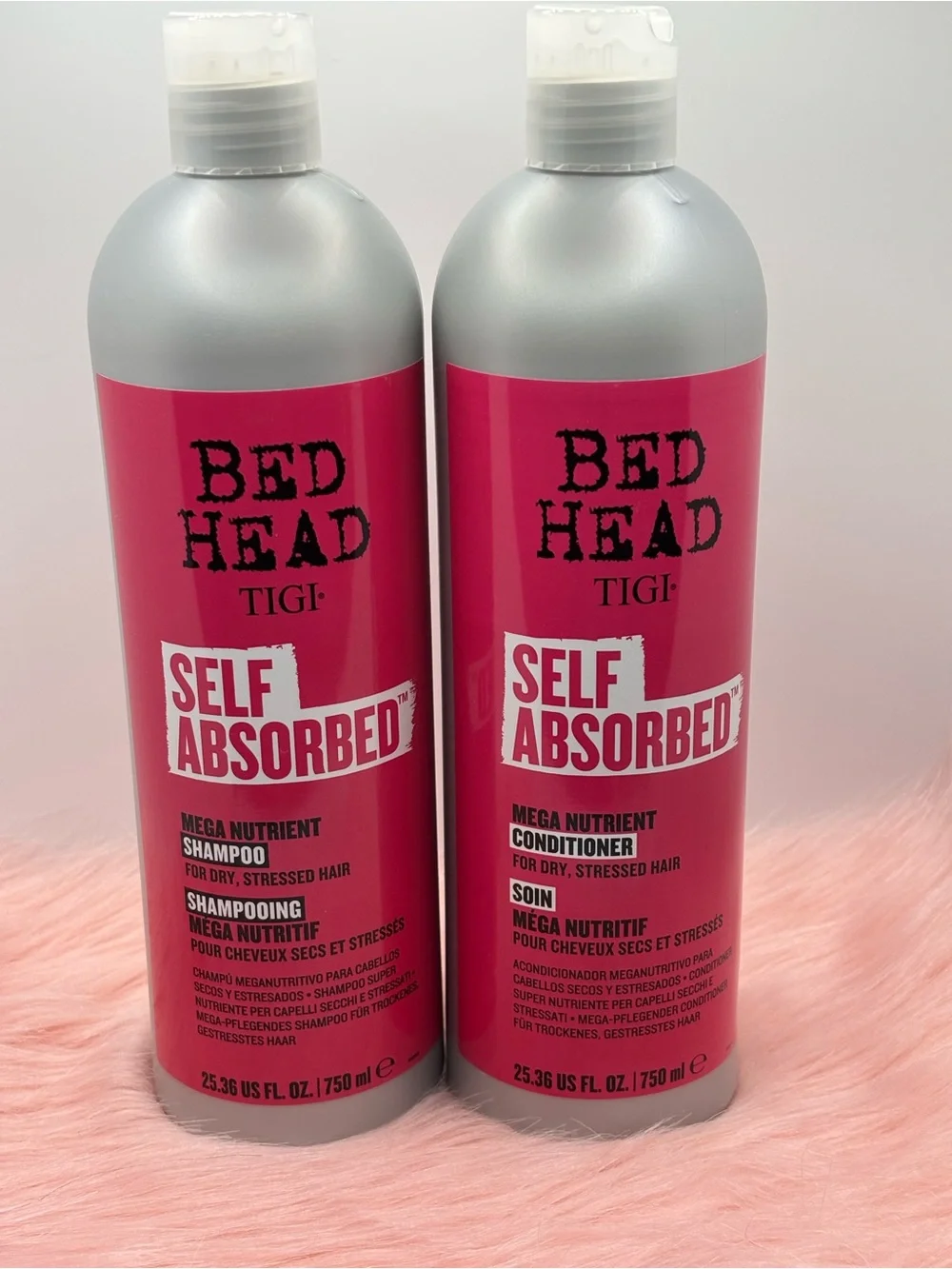 Bed Head Self Absorbed Mega Nutrient Shampoo & Conditioner Set